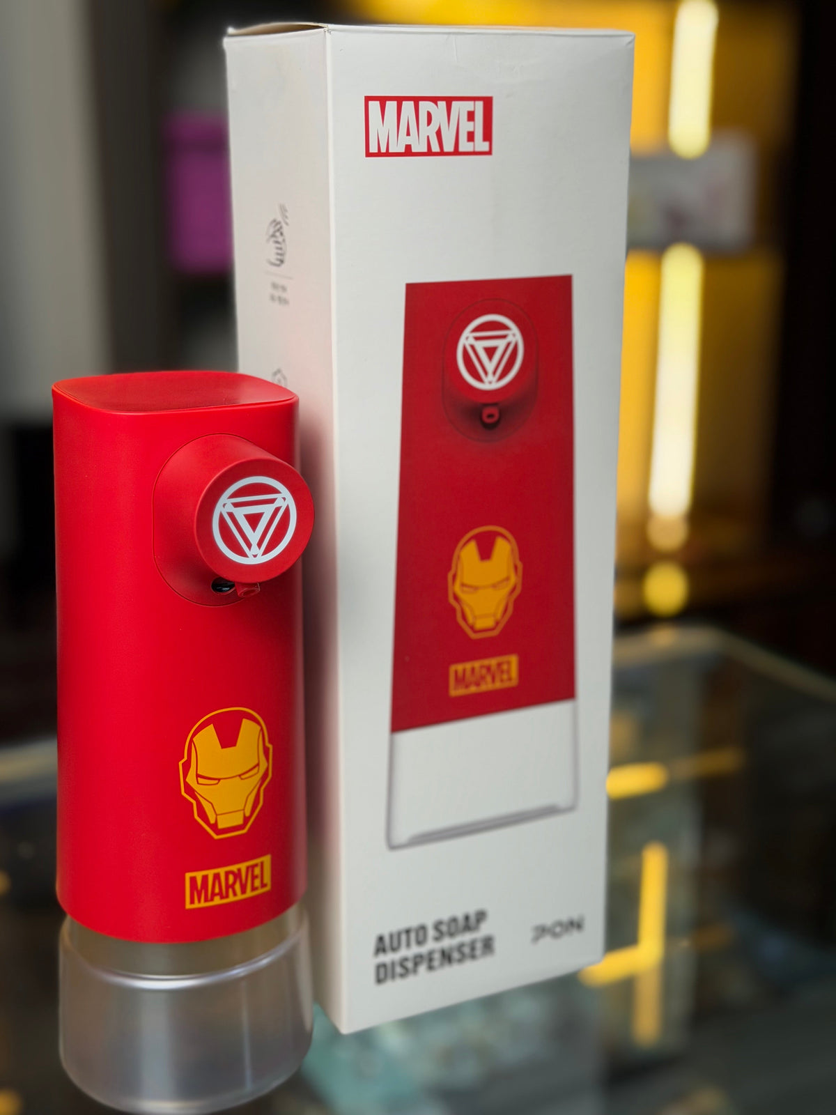 IronMan and Frozen Soap Dispenser