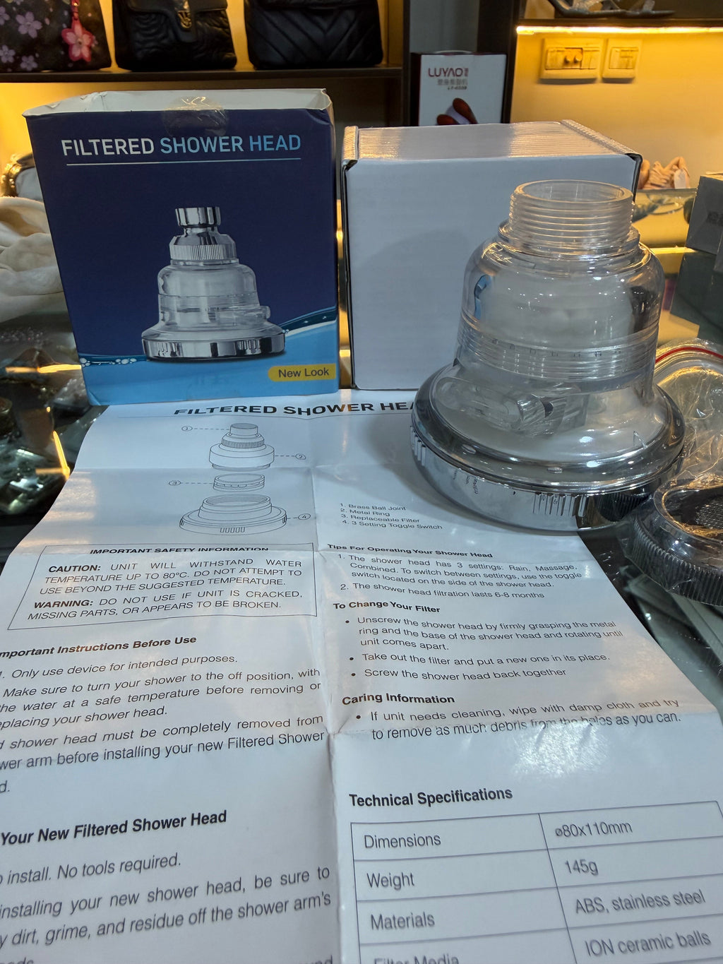 Filtered Shower Head